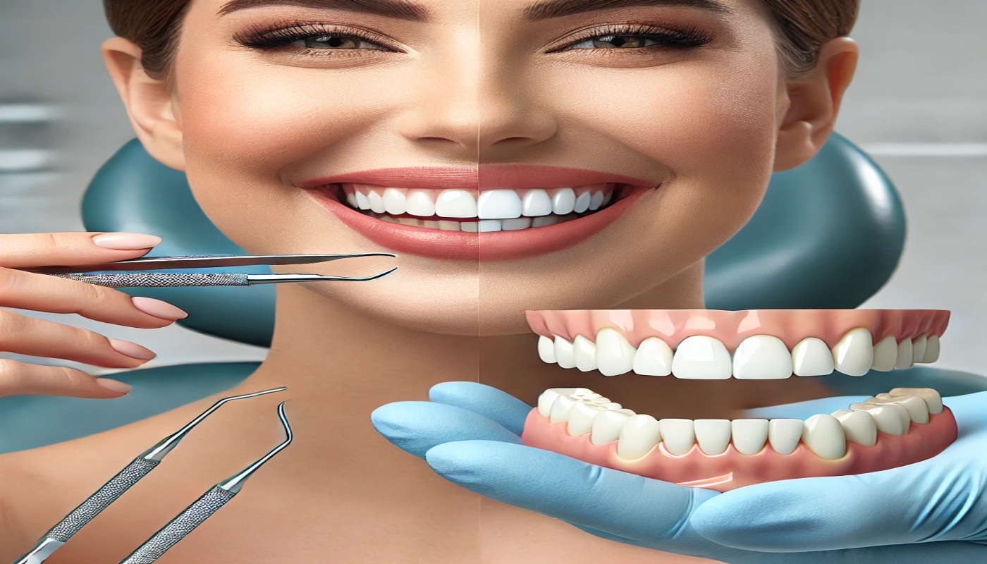 A-professional-and-aesthetically-pleasing-image-of-a-smiling-person-with-perfect-teeth-focusing-on-their-veneers.-The-background-is-soft-and-clean-Reasons Veneers Are a Game-Changer for Your Smile
