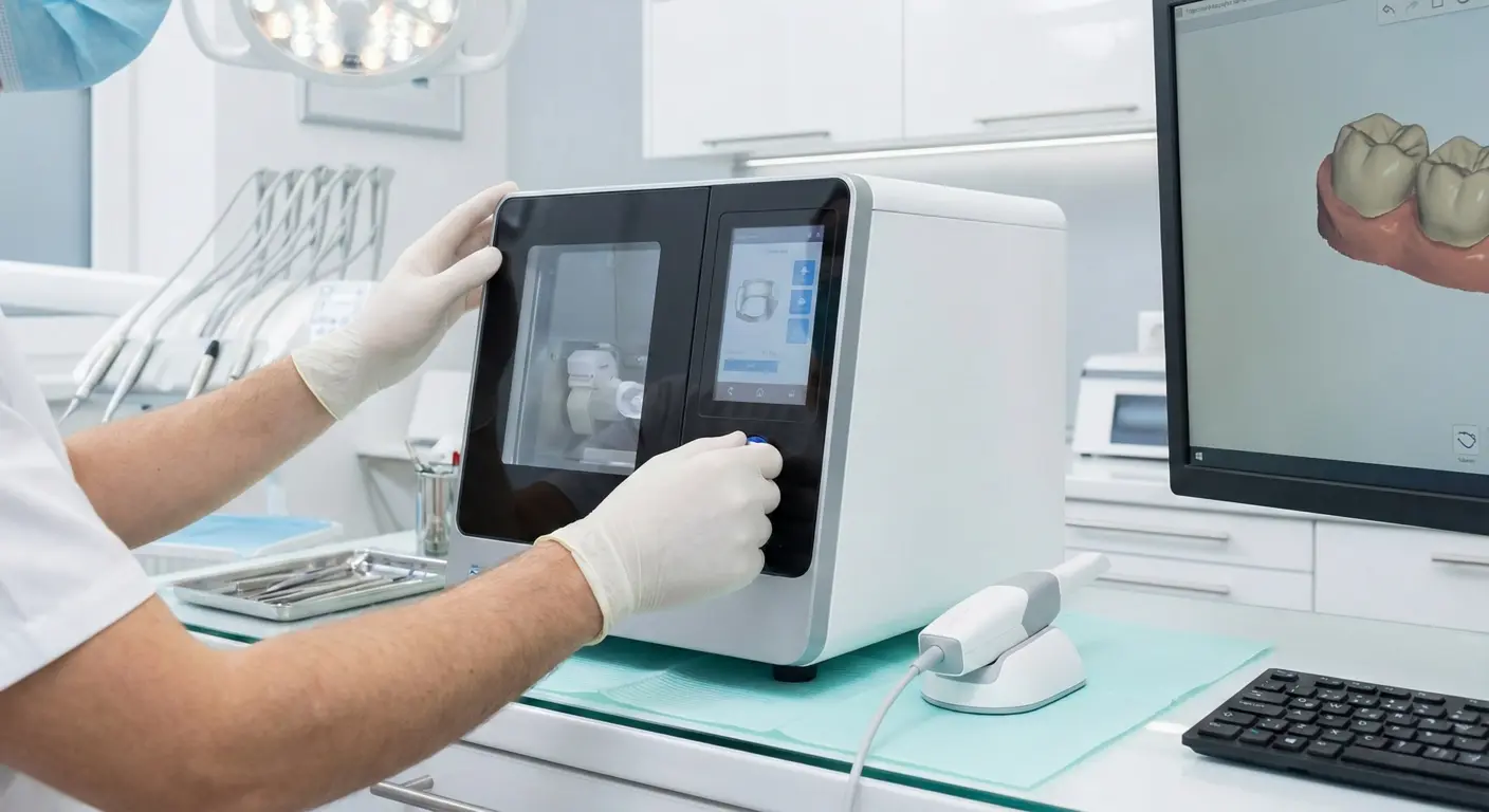 Advanced dental technology and CAD CAM systems used for dental work in Turkey