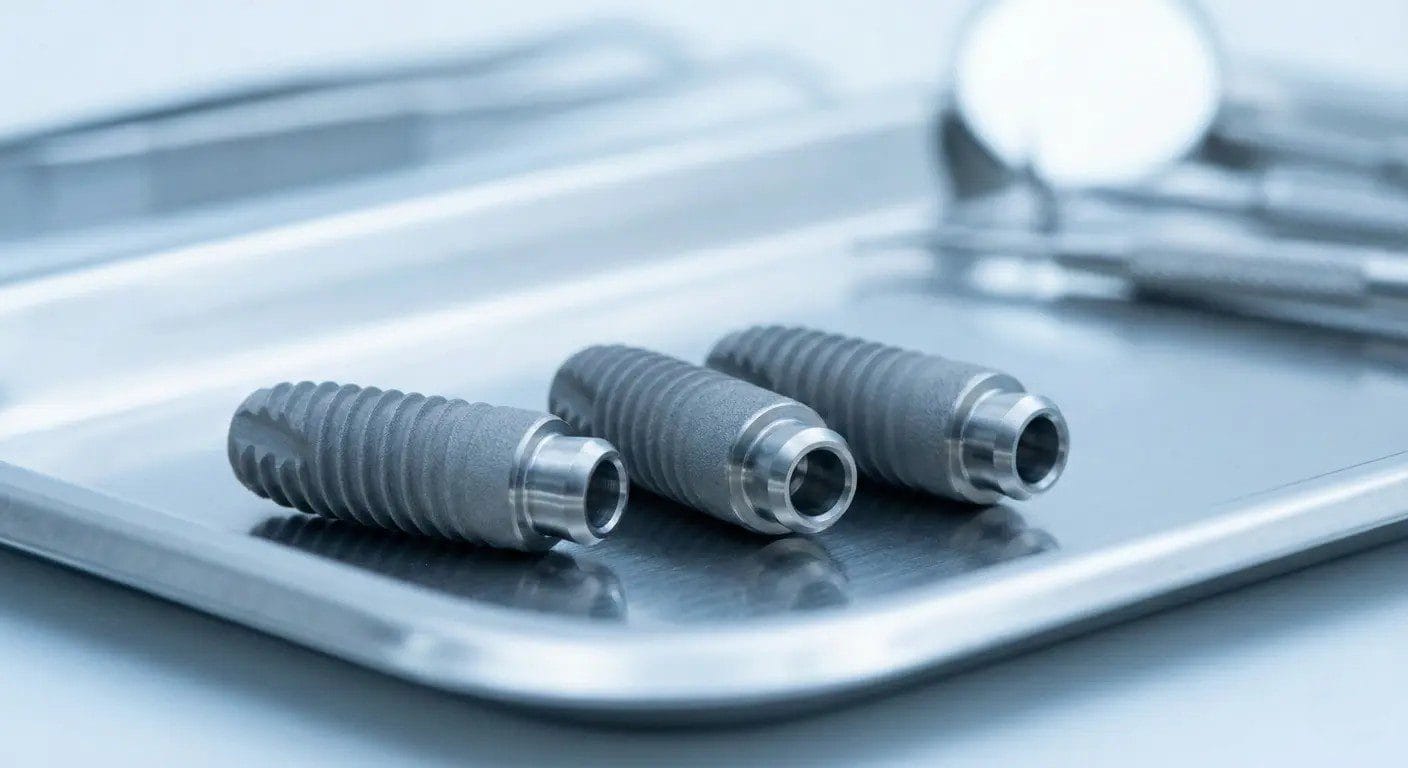 Premium dental implant systems from Switzerland, Germany and Sweden used for US patients in Turkey