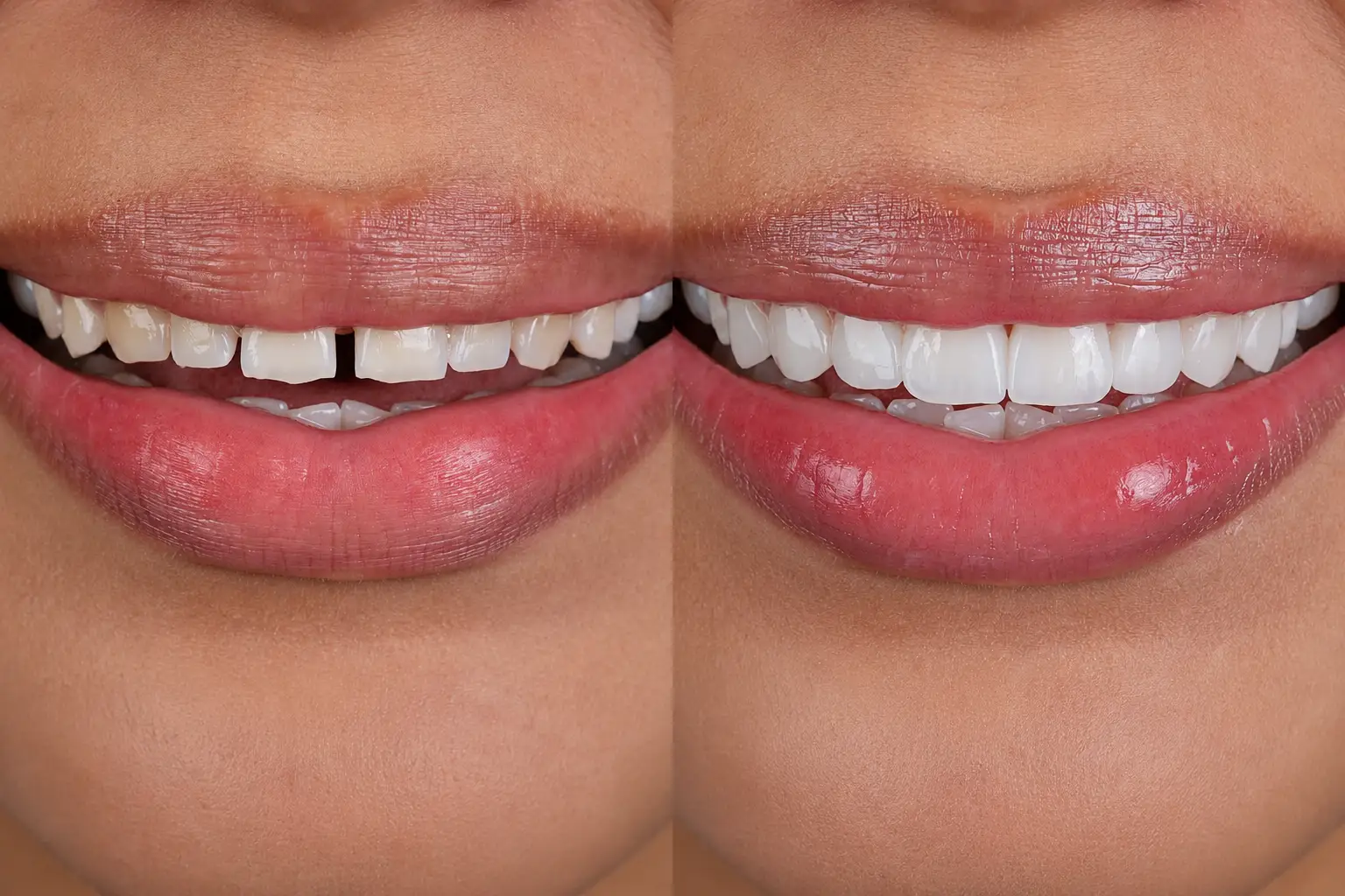 Hollywood Smile Turkey before and after result with full smile makeover and white fixed teeth at IST Smile Experts Istanbul